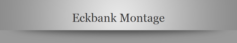 Eckbank Montage